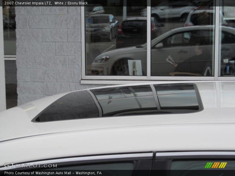 White / Ebony Black 2007 Chevrolet Impala LTZ