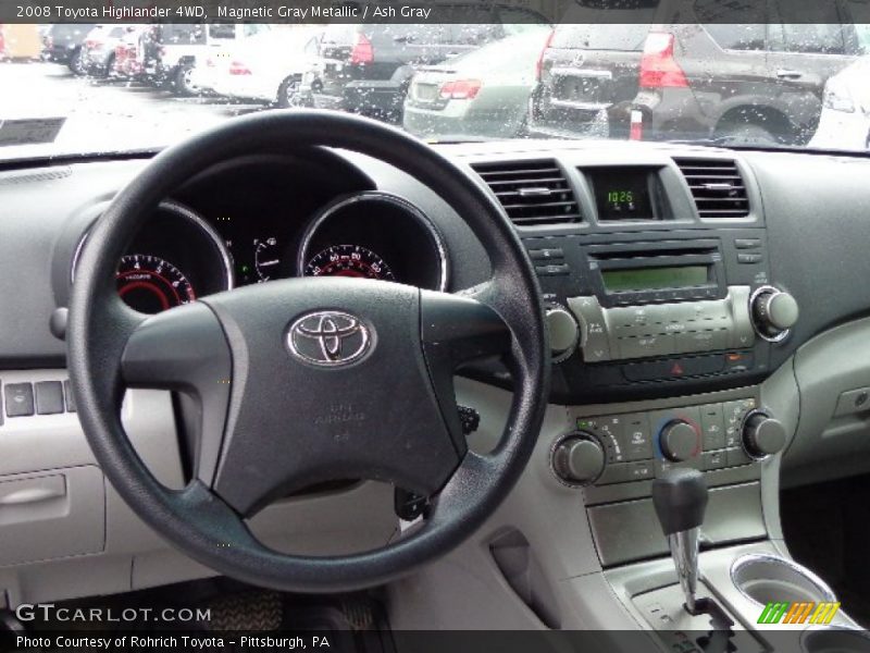 Magnetic Gray Metallic / Ash Gray 2008 Toyota Highlander 4WD