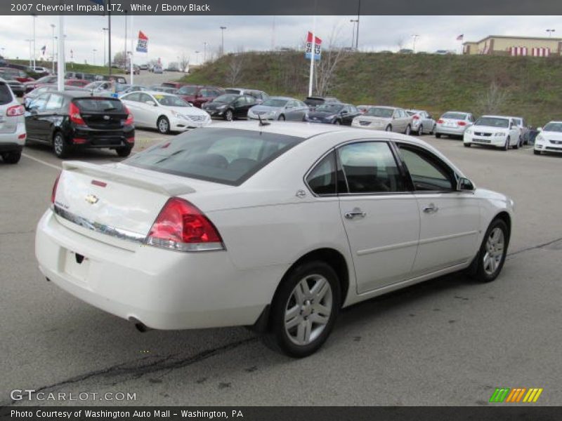 White / Ebony Black 2007 Chevrolet Impala LTZ
