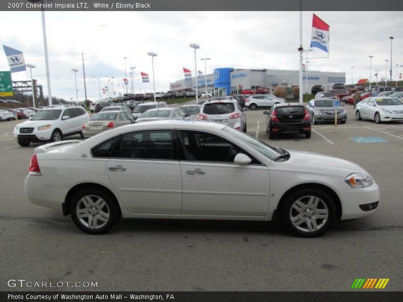 White / Ebony Black 2007 Chevrolet Impala LTZ