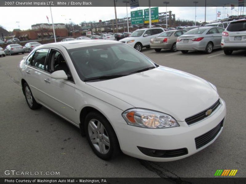 White / Ebony Black 2007 Chevrolet Impala LTZ