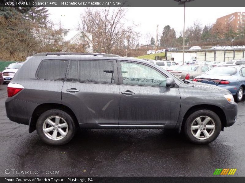 Magnetic Gray Metallic / Ash Gray 2008 Toyota Highlander 4WD
