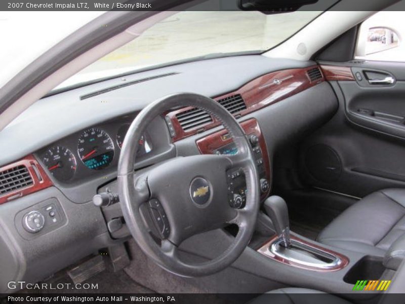 White / Ebony Black 2007 Chevrolet Impala LTZ