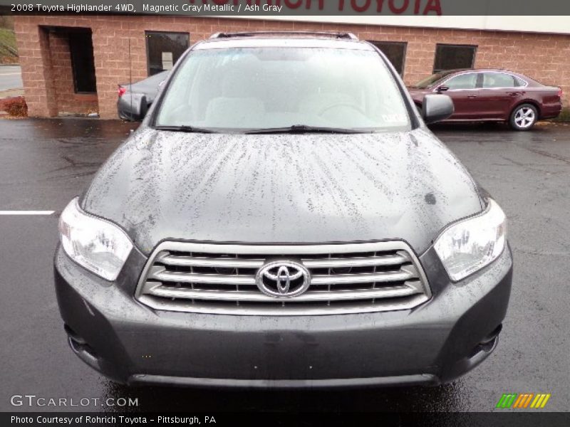 Magnetic Gray Metallic / Ash Gray 2008 Toyota Highlander 4WD