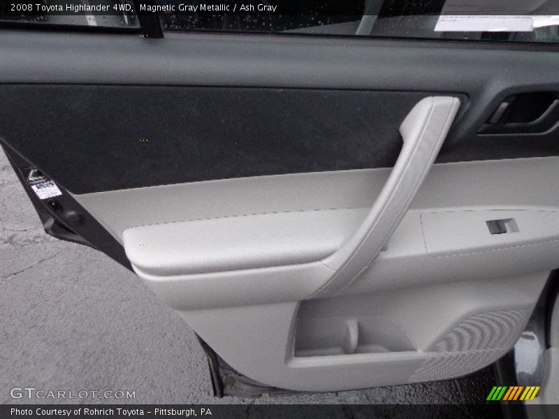 Magnetic Gray Metallic / Ash Gray 2008 Toyota Highlander 4WD