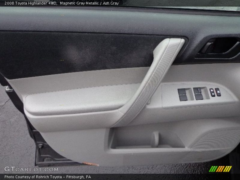 Magnetic Gray Metallic / Ash Gray 2008 Toyota Highlander 4WD