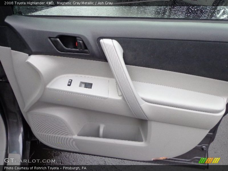 Magnetic Gray Metallic / Ash Gray 2008 Toyota Highlander 4WD