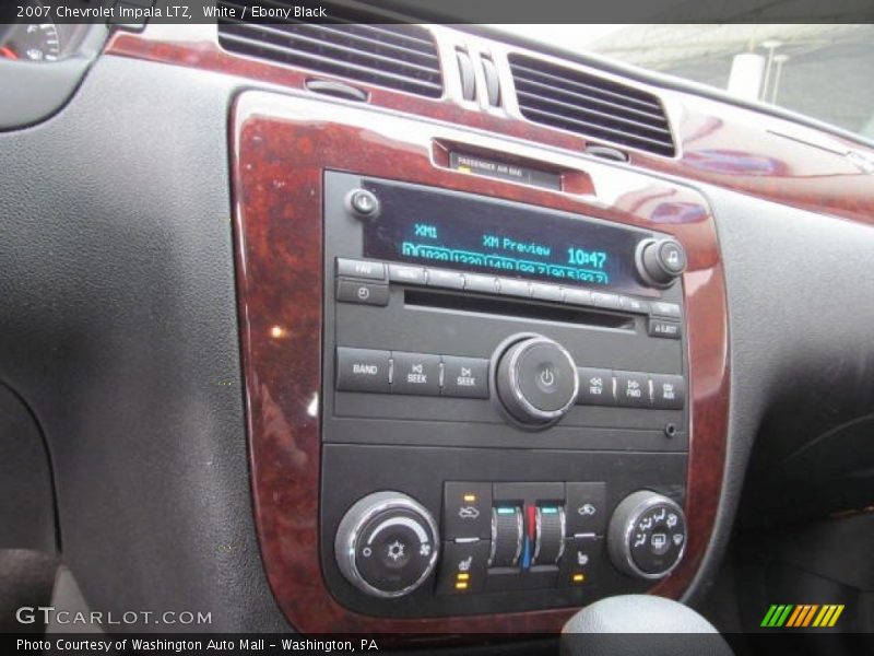 White / Ebony Black 2007 Chevrolet Impala LTZ