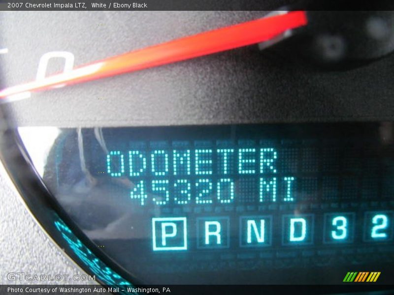White / Ebony Black 2007 Chevrolet Impala LTZ