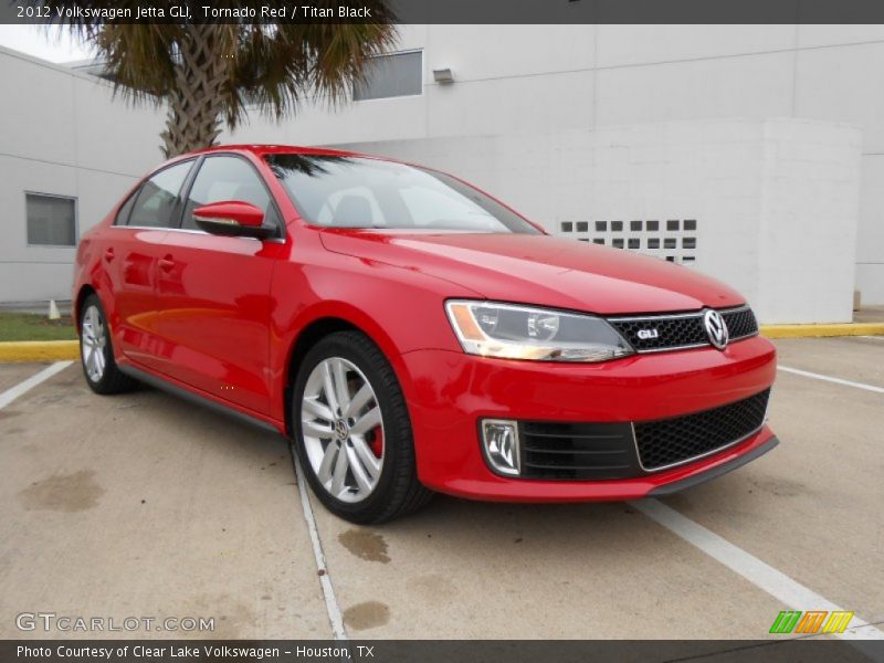 Tornado Red / Titan Black 2012 Volkswagen Jetta GLI