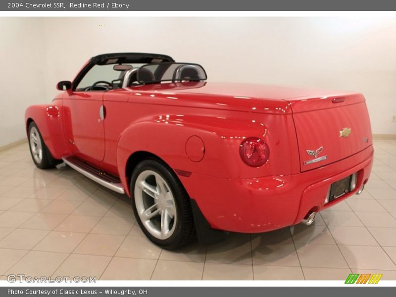 Redline Red / Ebony 2004 Chevrolet SSR