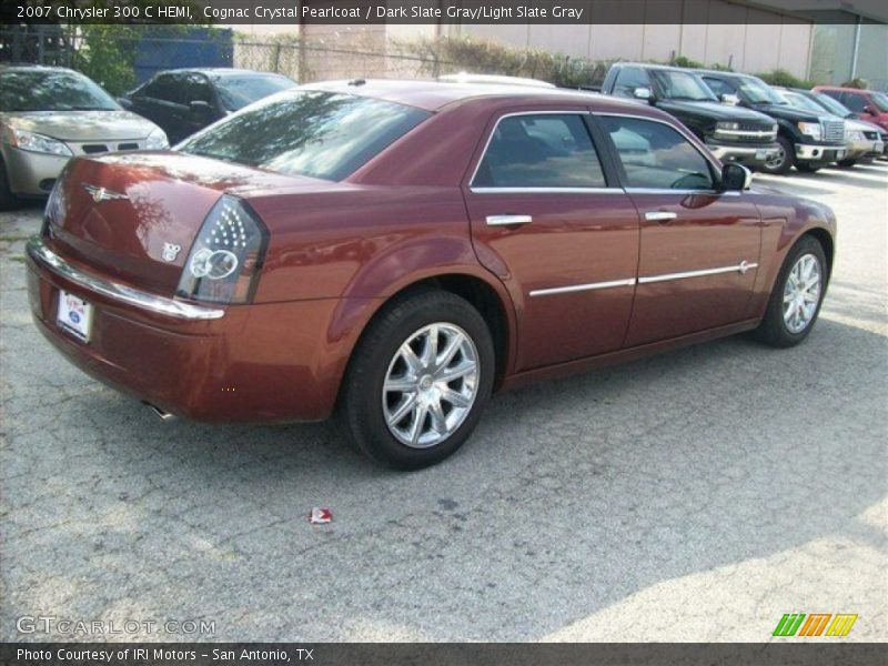 Cognac Crystal Pearlcoat / Dark Slate Gray/Light Slate Gray 2007 Chrysler 300 C HEMI