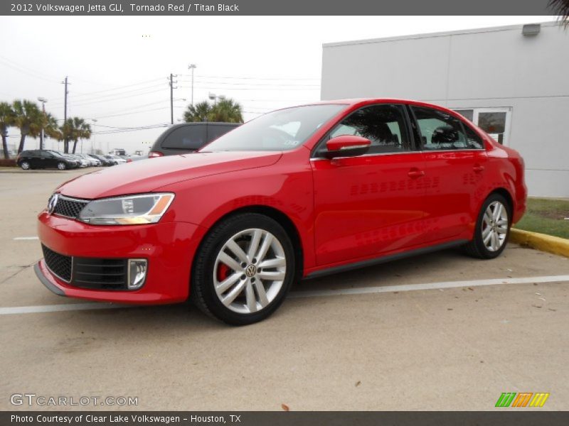 Tornado Red / Titan Black 2012 Volkswagen Jetta GLI