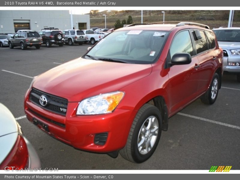 Barcelona Red Metallic / Ash Gray 2010 Toyota RAV4 V6 4WD