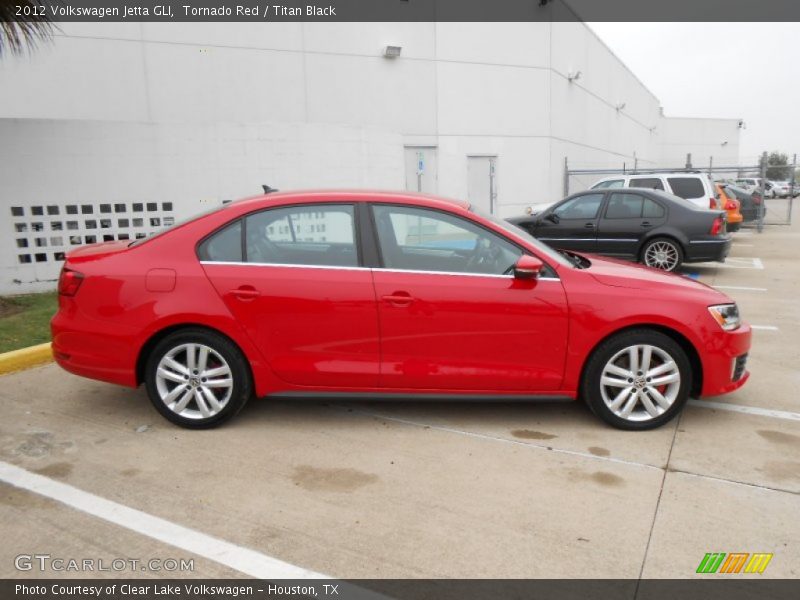 Tornado Red / Titan Black 2012 Volkswagen Jetta GLI