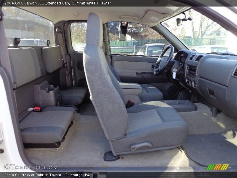  2004 Canyon SLE Extended Cab Pewter Interior
