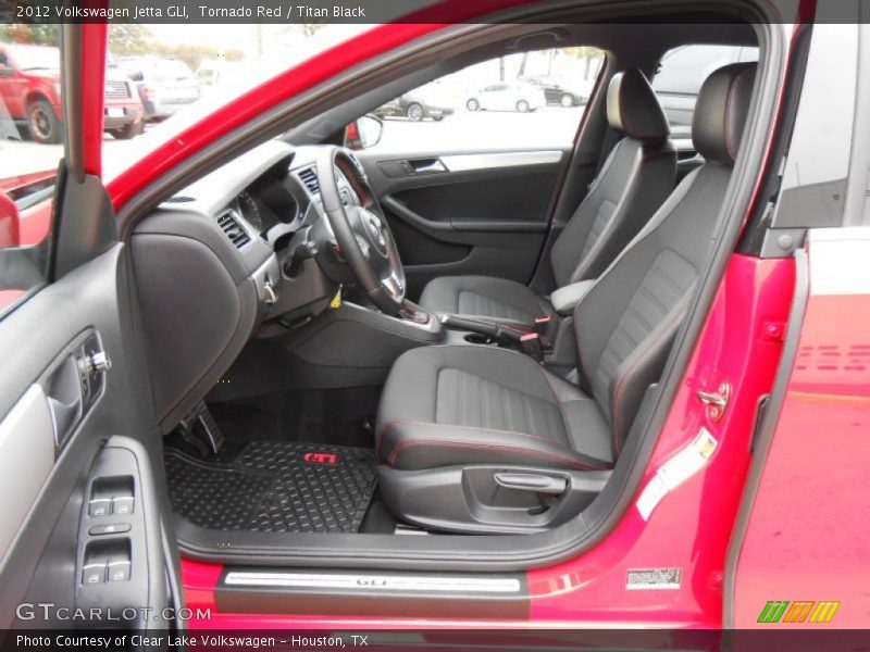 Tornado Red / Titan Black 2012 Volkswagen Jetta GLI