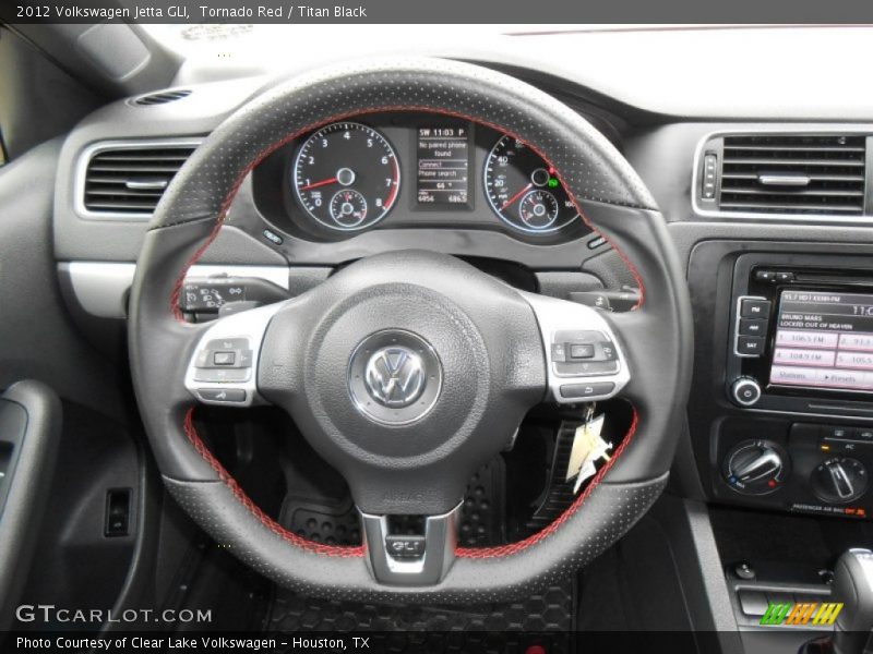 Tornado Red / Titan Black 2012 Volkswagen Jetta GLI