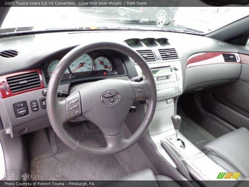 Lunar Mist Silver Metallic / Dark Stone 2005 Toyota Solara SLE V6 Convertible