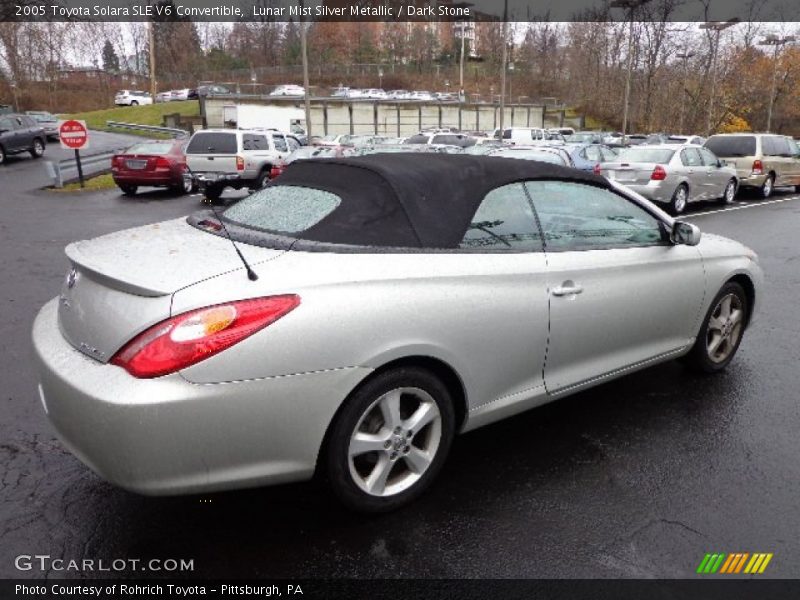 Lunar Mist Silver Metallic / Dark Stone 2005 Toyota Solara SLE V6 Convertible