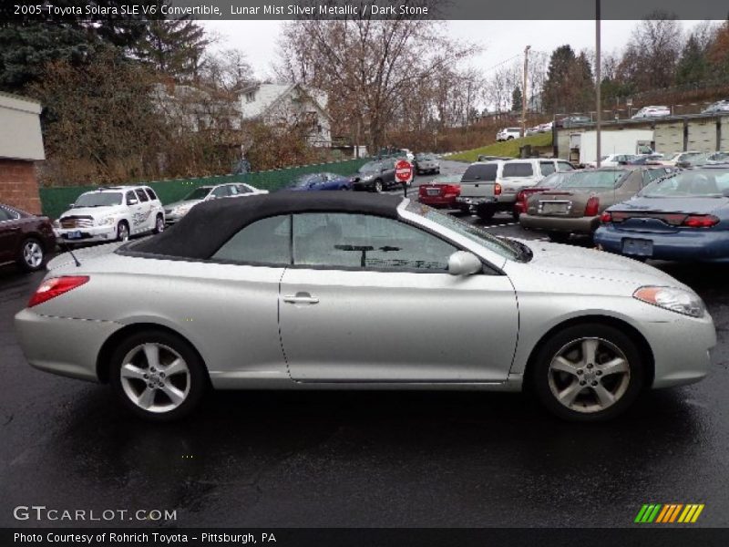 Lunar Mist Silver Metallic / Dark Stone 2005 Toyota Solara SLE V6 Convertible