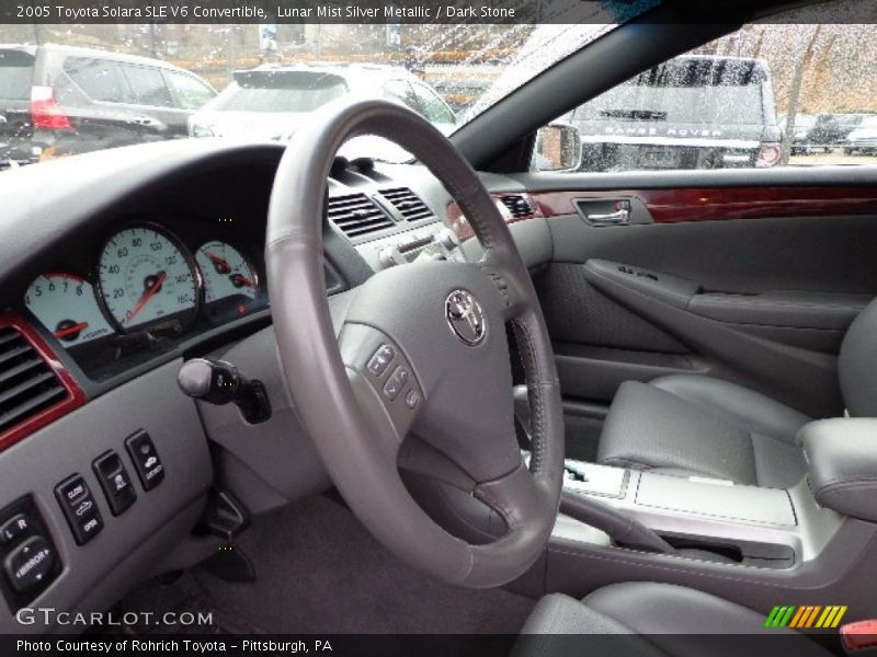 Lunar Mist Silver Metallic / Dark Stone 2005 Toyota Solara SLE V6 Convertible