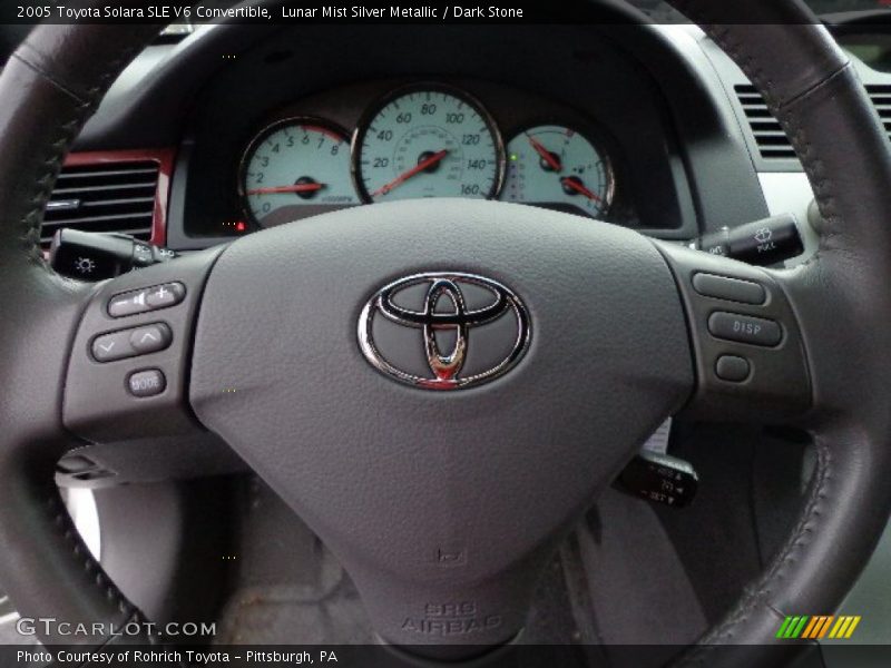 Lunar Mist Silver Metallic / Dark Stone 2005 Toyota Solara SLE V6 Convertible