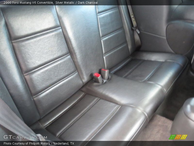 Silver Metallic / Dark Charcoal 2000 Ford Mustang V6 Convertible