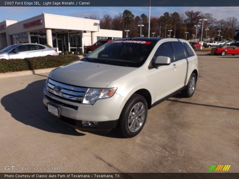 Light Sage Metallic / Camel 2007 Ford Edge SEL