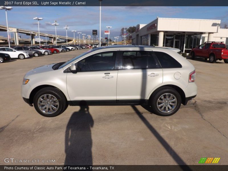 Light Sage Metallic / Camel 2007 Ford Edge SEL