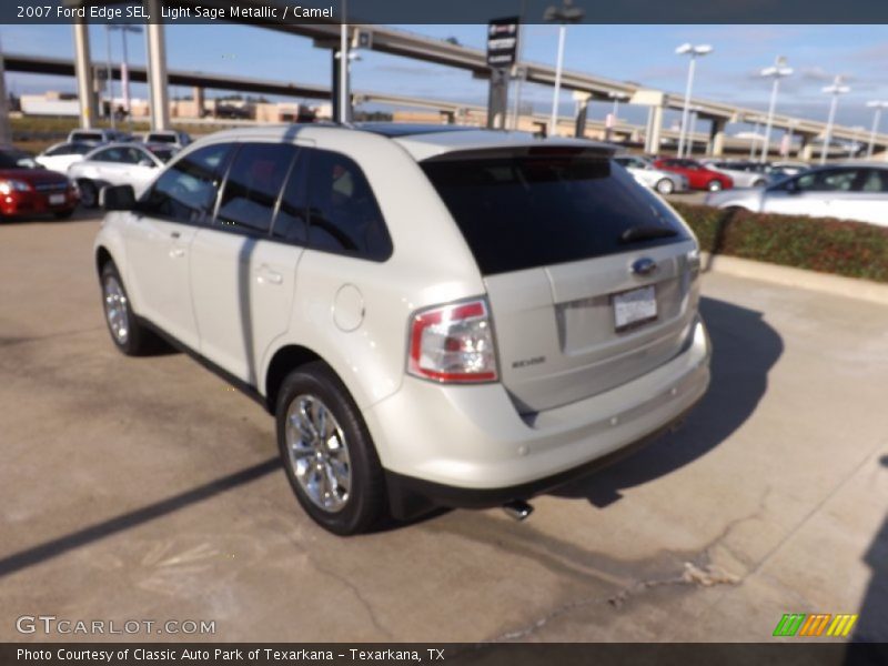 Light Sage Metallic / Camel 2007 Ford Edge SEL