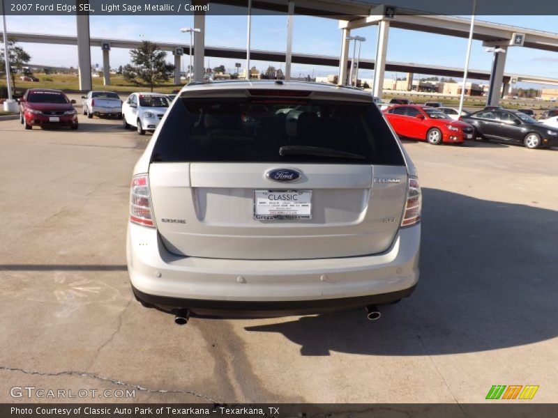 Light Sage Metallic / Camel 2007 Ford Edge SEL