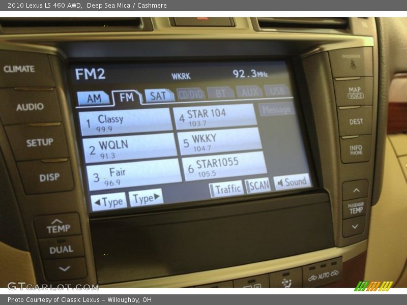 Deep Sea Mica / Cashmere 2010 Lexus LS 460 AWD