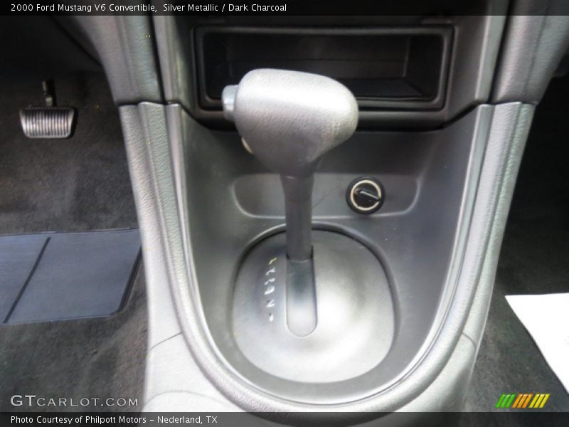 Silver Metallic / Dark Charcoal 2000 Ford Mustang V6 Convertible