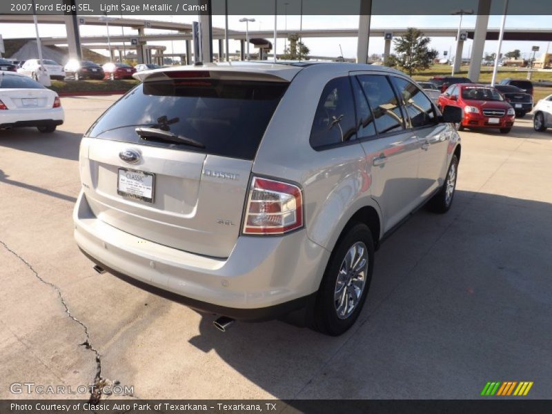 Light Sage Metallic / Camel 2007 Ford Edge SEL