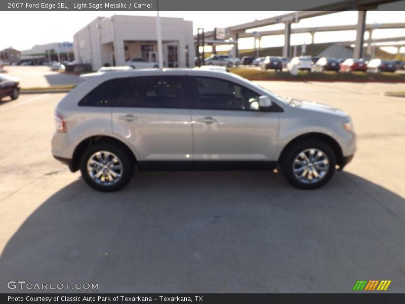 Light Sage Metallic / Camel 2007 Ford Edge SEL