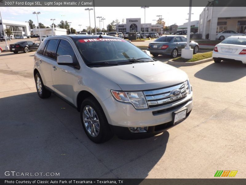 Light Sage Metallic / Camel 2007 Ford Edge SEL