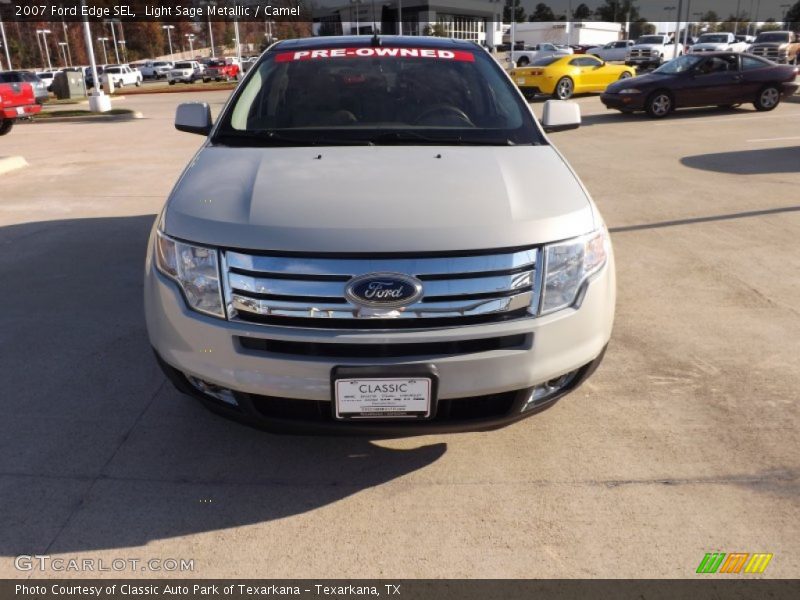 Light Sage Metallic / Camel 2007 Ford Edge SEL