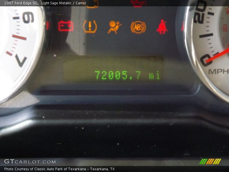 Light Sage Metallic / Camel 2007 Ford Edge SEL