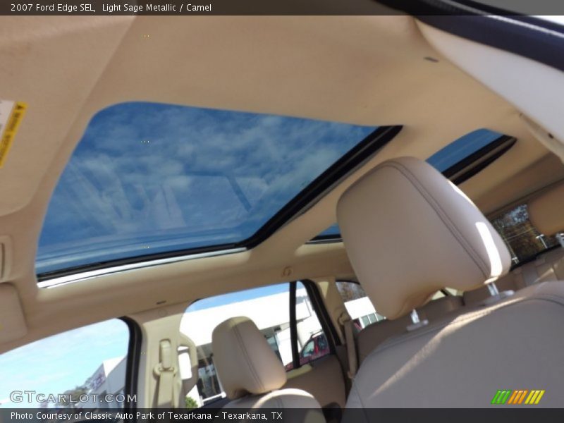 Light Sage Metallic / Camel 2007 Ford Edge SEL