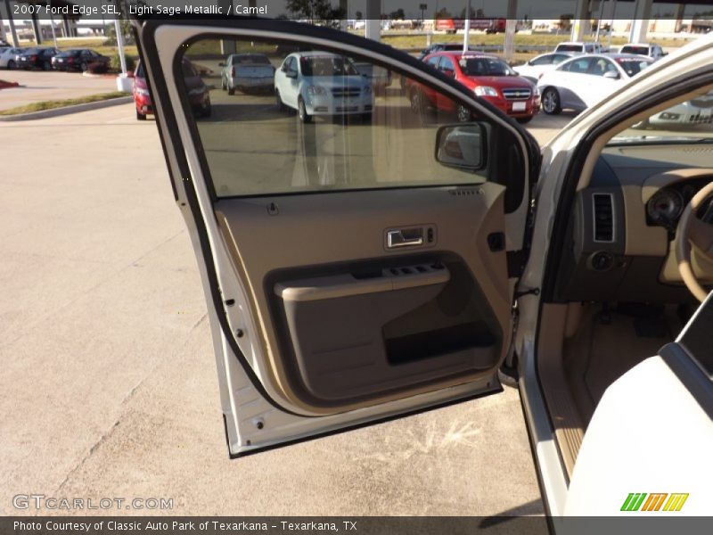Light Sage Metallic / Camel 2007 Ford Edge SEL