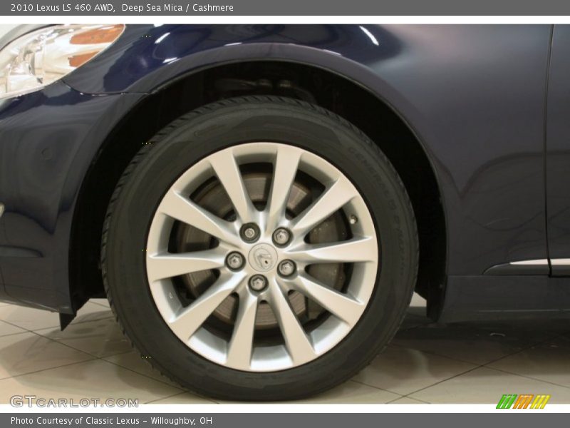 Deep Sea Mica / Cashmere 2010 Lexus LS 460 AWD