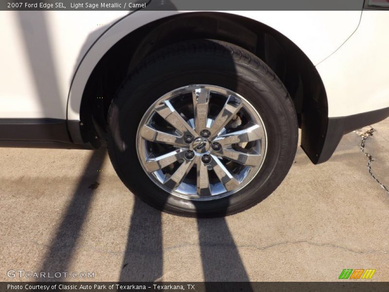 Light Sage Metallic / Camel 2007 Ford Edge SEL