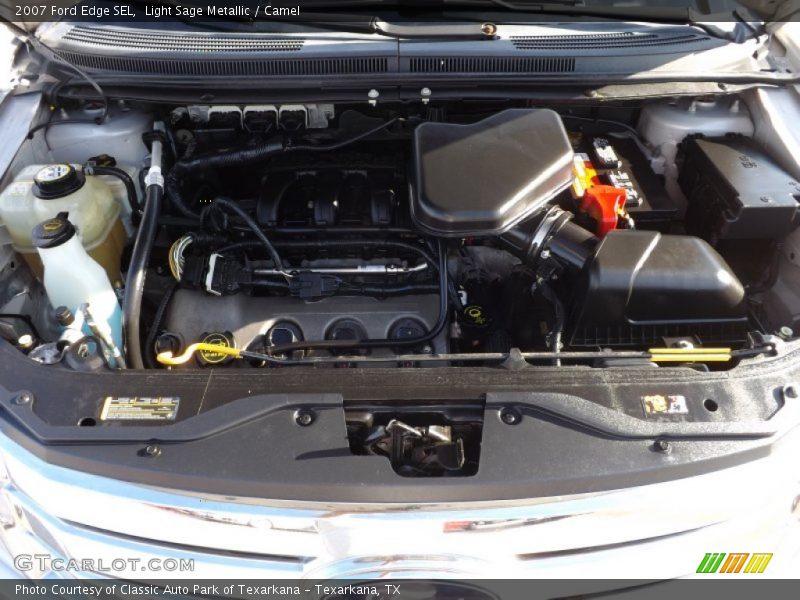 Light Sage Metallic / Camel 2007 Ford Edge SEL