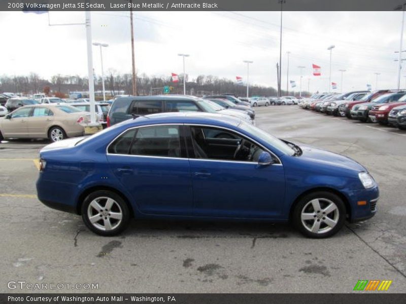 Laser Blue Metallic / Anthracite Black 2008 Volkswagen Jetta SE Sedan