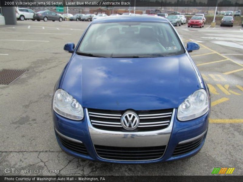 Laser Blue Metallic / Anthracite Black 2008 Volkswagen Jetta SE Sedan