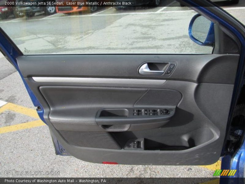 Laser Blue Metallic / Anthracite Black 2008 Volkswagen Jetta SE Sedan