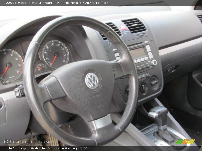 Laser Blue Metallic / Anthracite Black 2008 Volkswagen Jetta SE Sedan