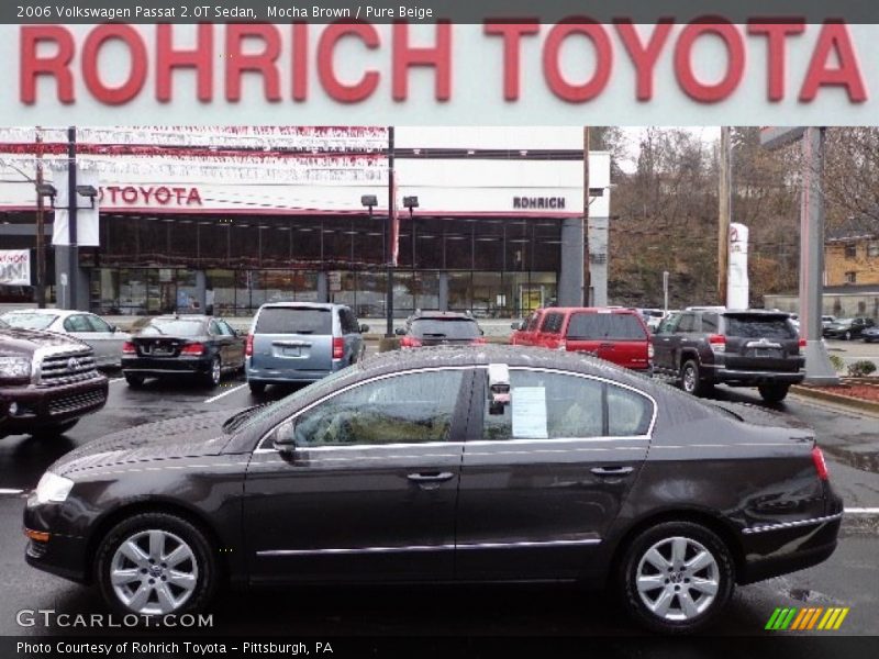 Mocha Brown / Pure Beige 2006 Volkswagen Passat 2.0T Sedan