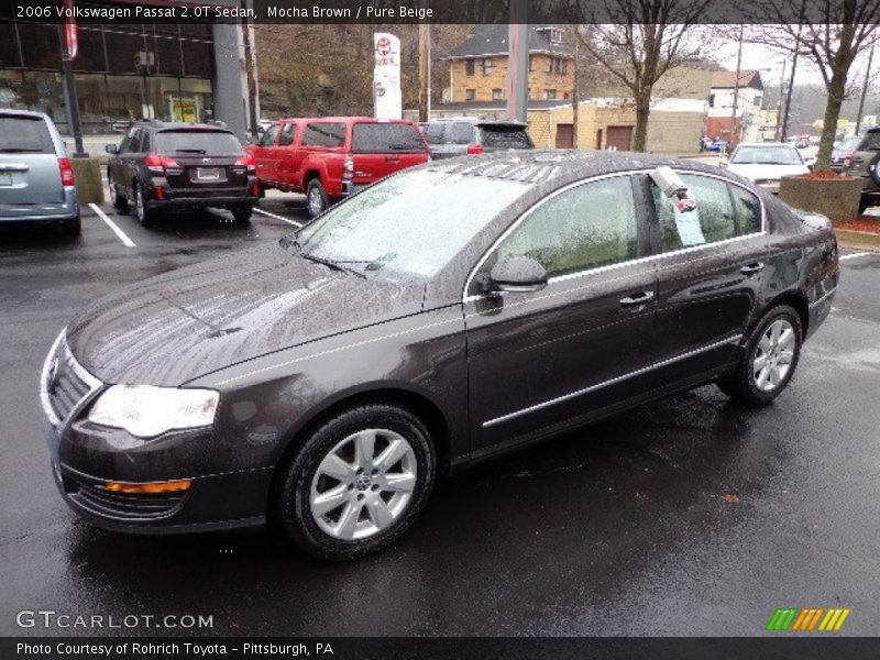 Mocha Brown / Pure Beige 2006 Volkswagen Passat 2.0T Sedan